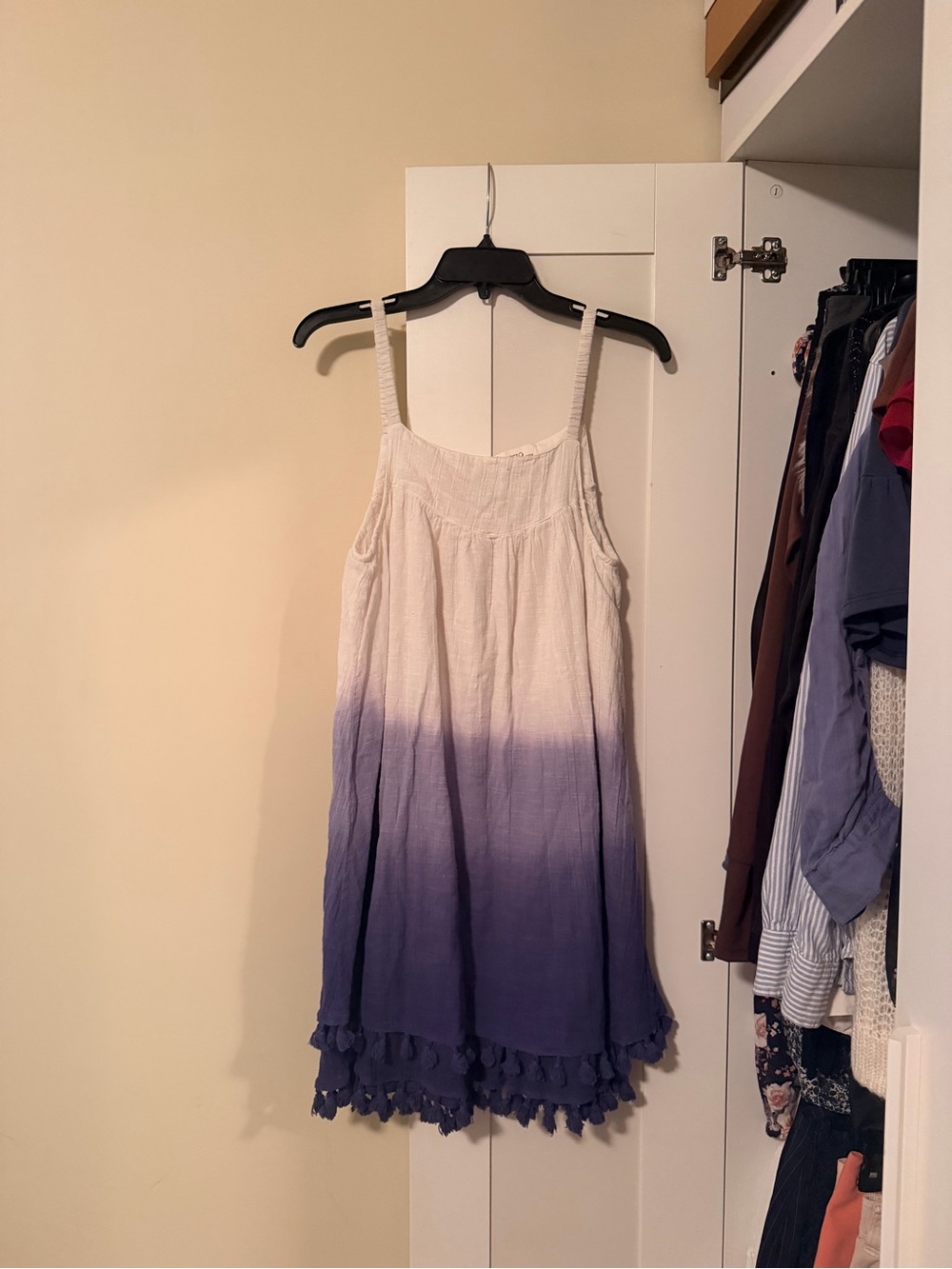 Poppet & Fox Ombre White to Purple Sleeveless Dress